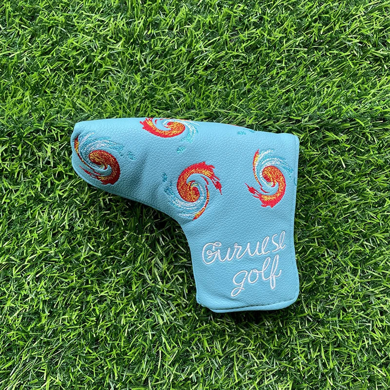 Baby Blue Golf Club Headcover – Classic Protection for Drivers & Fairway Woods