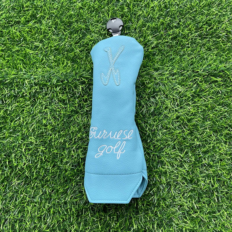 Baby Blue Golf Club Headcover – Classic Protection for Drivers & Fairway Woods