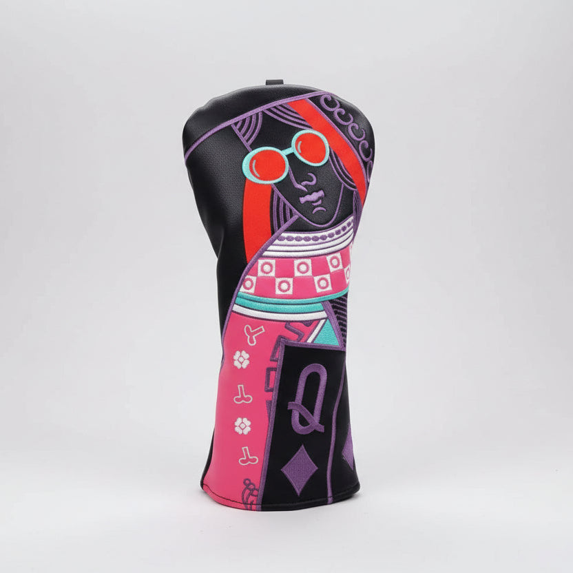 Poker Style Golf Club Headcover – Premium Protection for Drivers & Fairway Woods