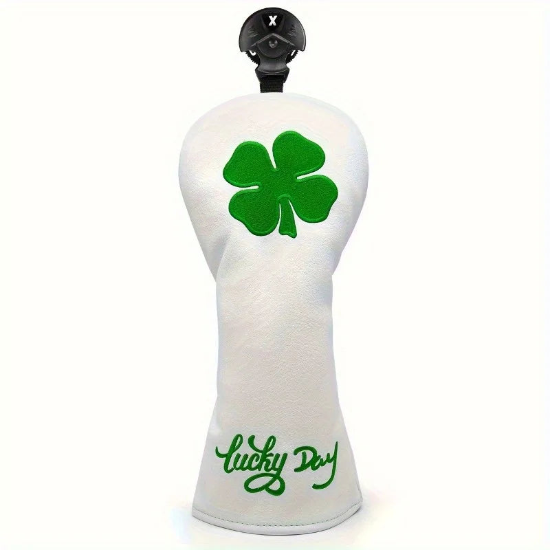 Lucky Clover Golf Club Headcover – Premium Protection for Drivers & Woods