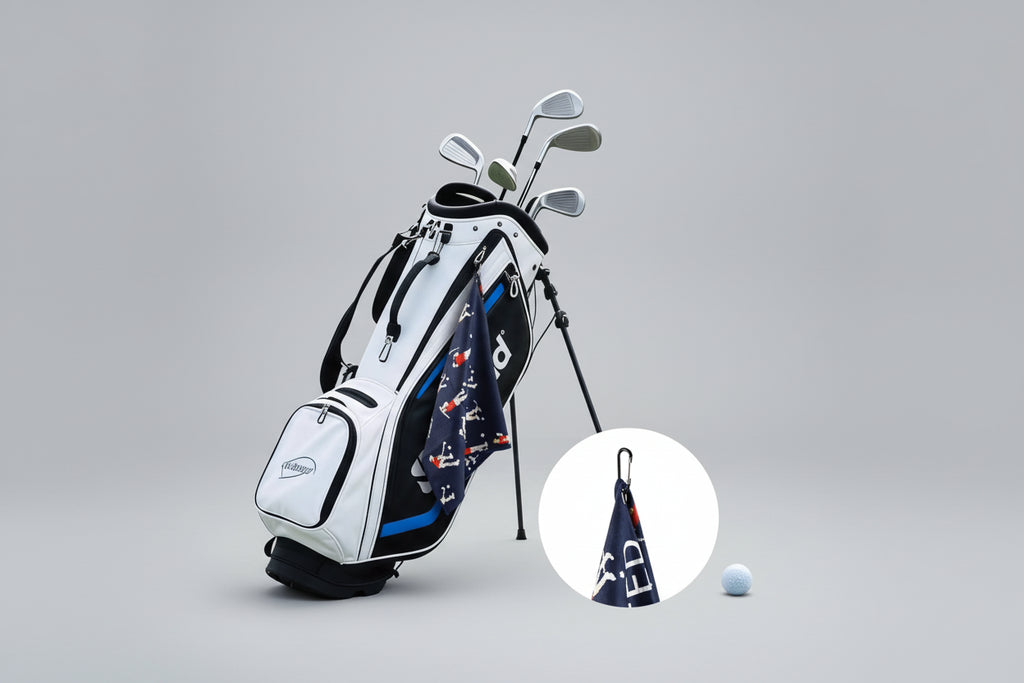 Microfiber Golf Towel – Quick-Dry Club Cleaning Towel with Clip