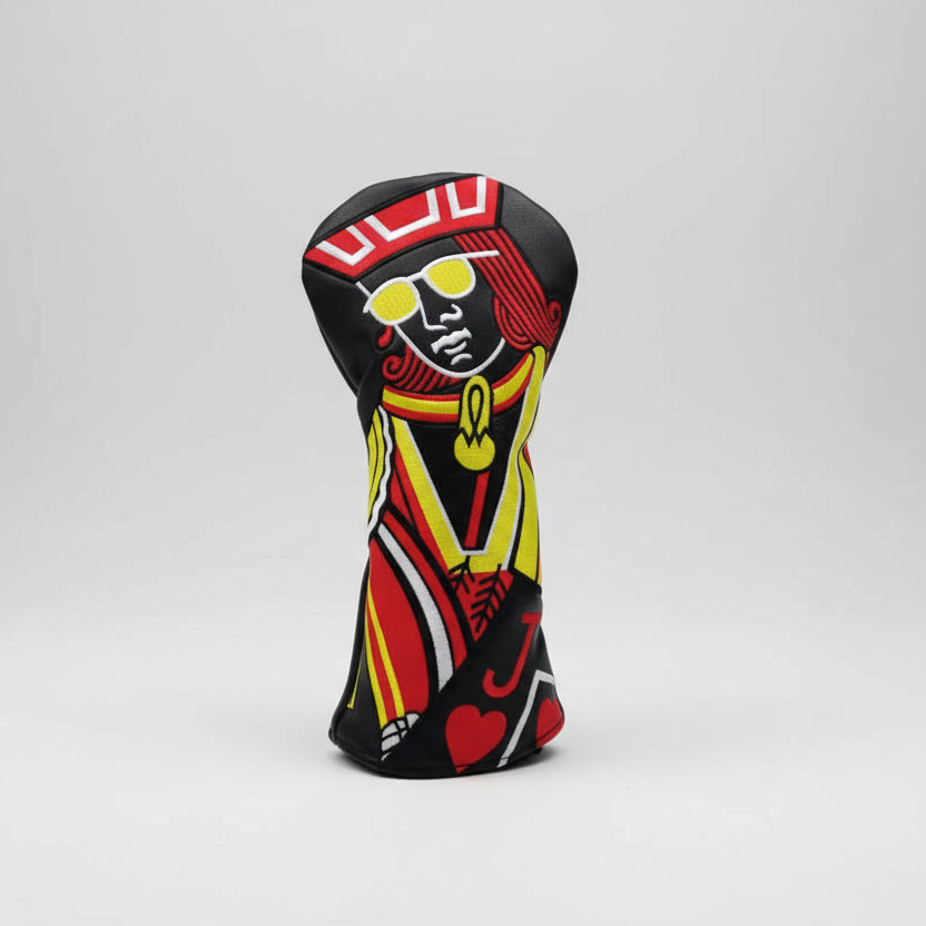 Poker Style Golf Club Headcover – Premium Protection for Drivers & Fairway Woods