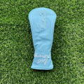 Baby Blue Golf Club Headcover – Classic Protection for Drivers & Fairway Woods