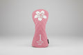 Floral Golf Head Cover – Waterproof PU Leather Driver & Fairway Protection