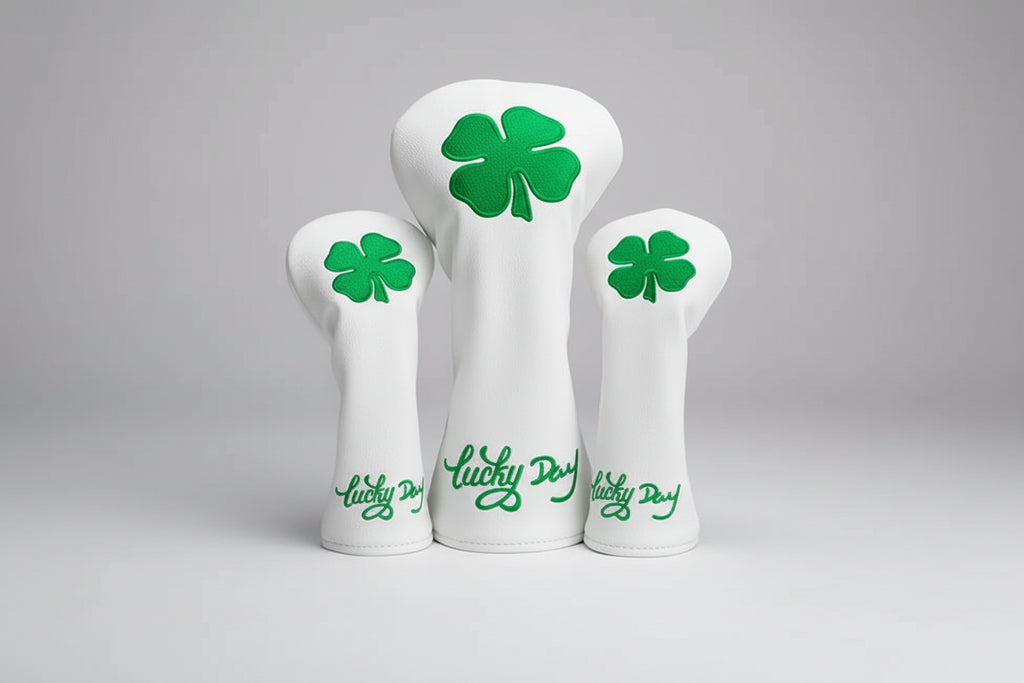 Lucky Clover Golf Club Headcover – Premium Protection for Drivers & Woods